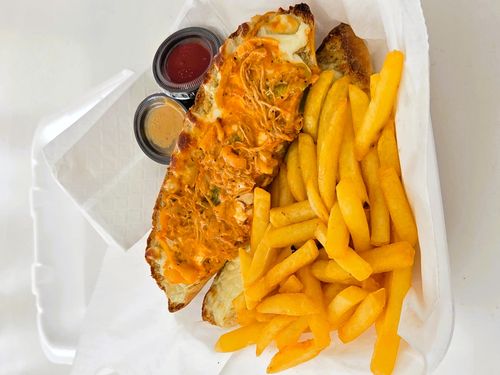 Pan de pollo cremoso